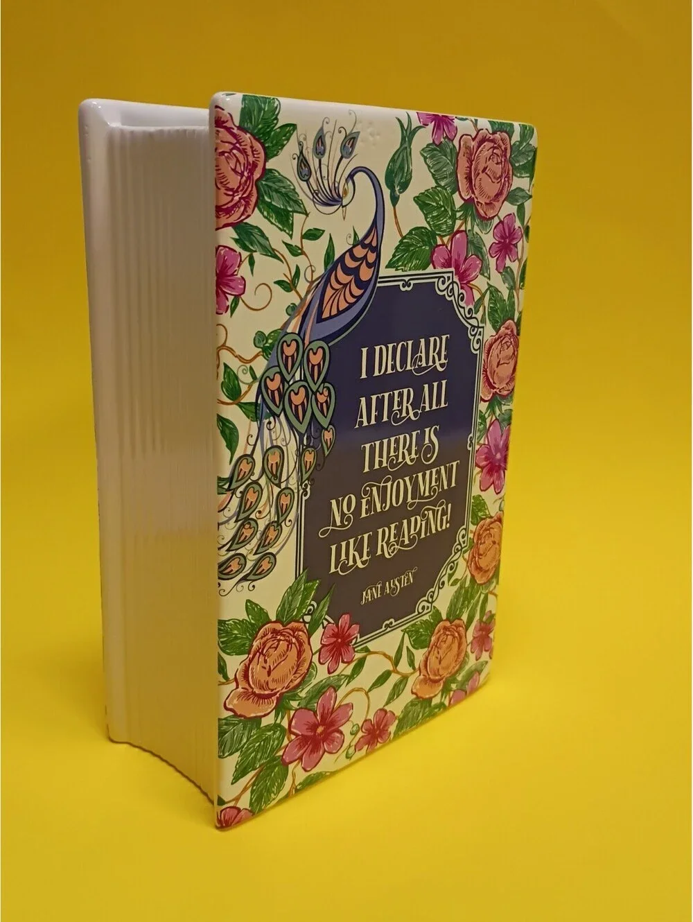Steel Mill & Co Pride & Prejudice Book-Shaped Decorative Vase Book Club Ladies